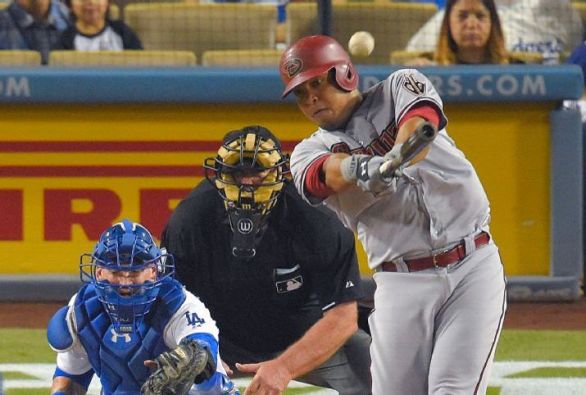 Tomas, Hill homer in D-backs' 8-4 win over Dodgers