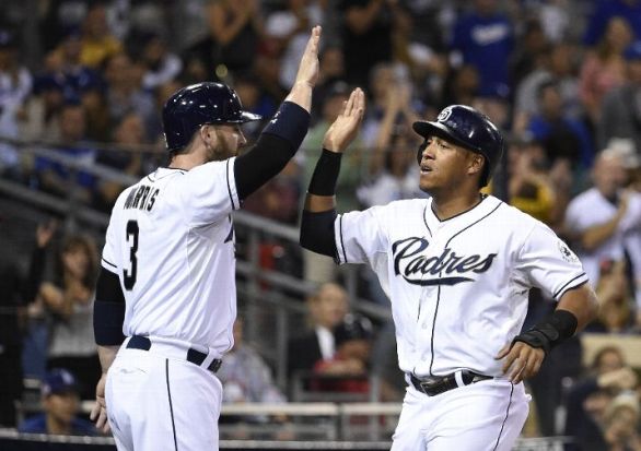 Padres rally for 10-7 win over Dodgers