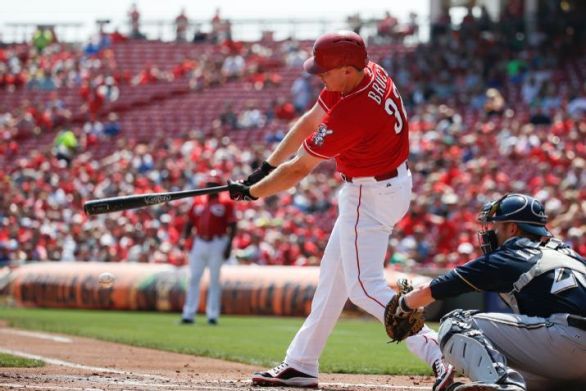 Jay Bruce powers Reds to 6-3 win over Brewers