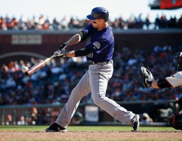 Dickerson, Morneau, Rockies rally for 7 in 9th, beat Giants