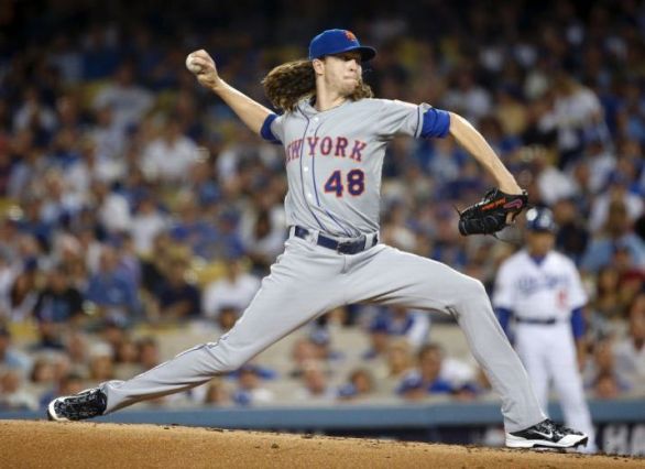 deGrom outduels Kershaw with 13 K's as Mets top Dodgers