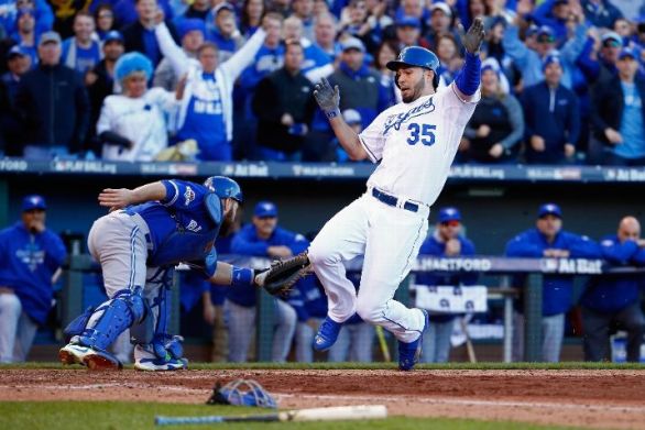 Little hit, big win; Royals beat Jays for 2-0 lead in ALCS
