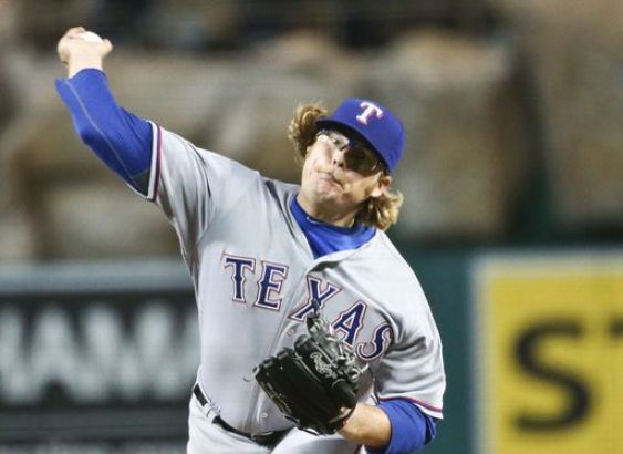 Rangers beat Angels 7-3 in Griffin's 1st start since 2013