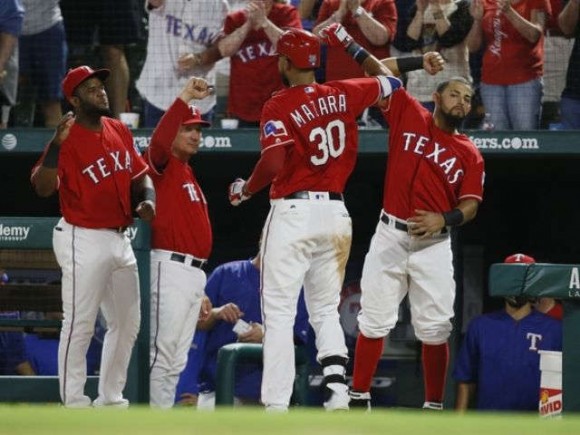 Rangers youngsters Perez, Mazara key 4-1 win over Angels
