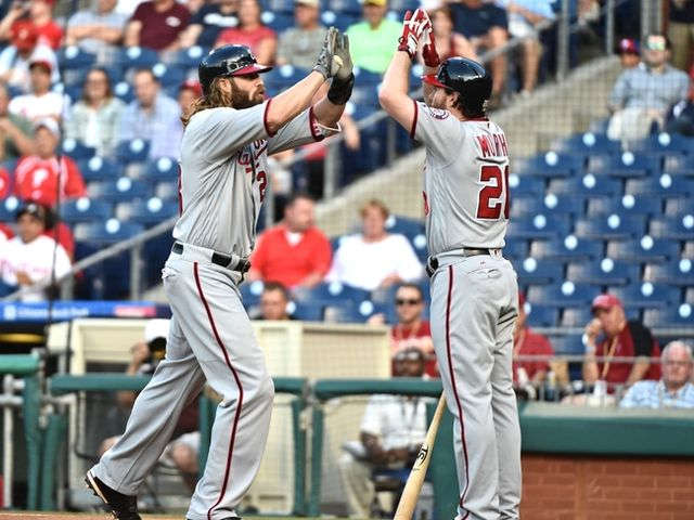 Hot-hitting Murphy homers, helps Nationals top Phillies 5-1