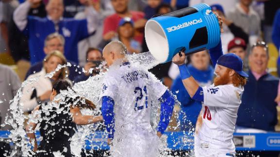 Dodgers beat Mets 3-2 on Thompson's pinch-hit homer in 9th