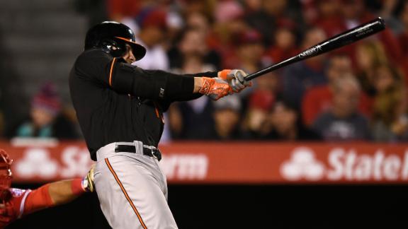 Orioles power past Angels 9-4 on 4 homers