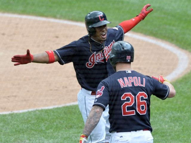 Indians hit 4 homers, blank Royals 7-0 for 4-game sweep