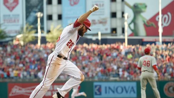 Werth's two-run single lifts Nationals over Phillies 5-4