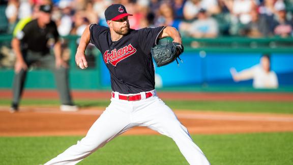 Kluber's 3-hitter leads Indians past Rays 6-0