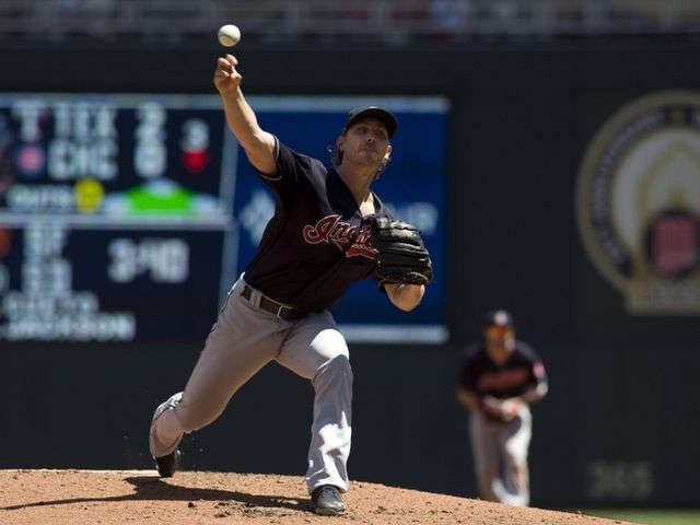 Tomlin tosses 7 2-3 strong innings; Indians beat Twins 6-1
