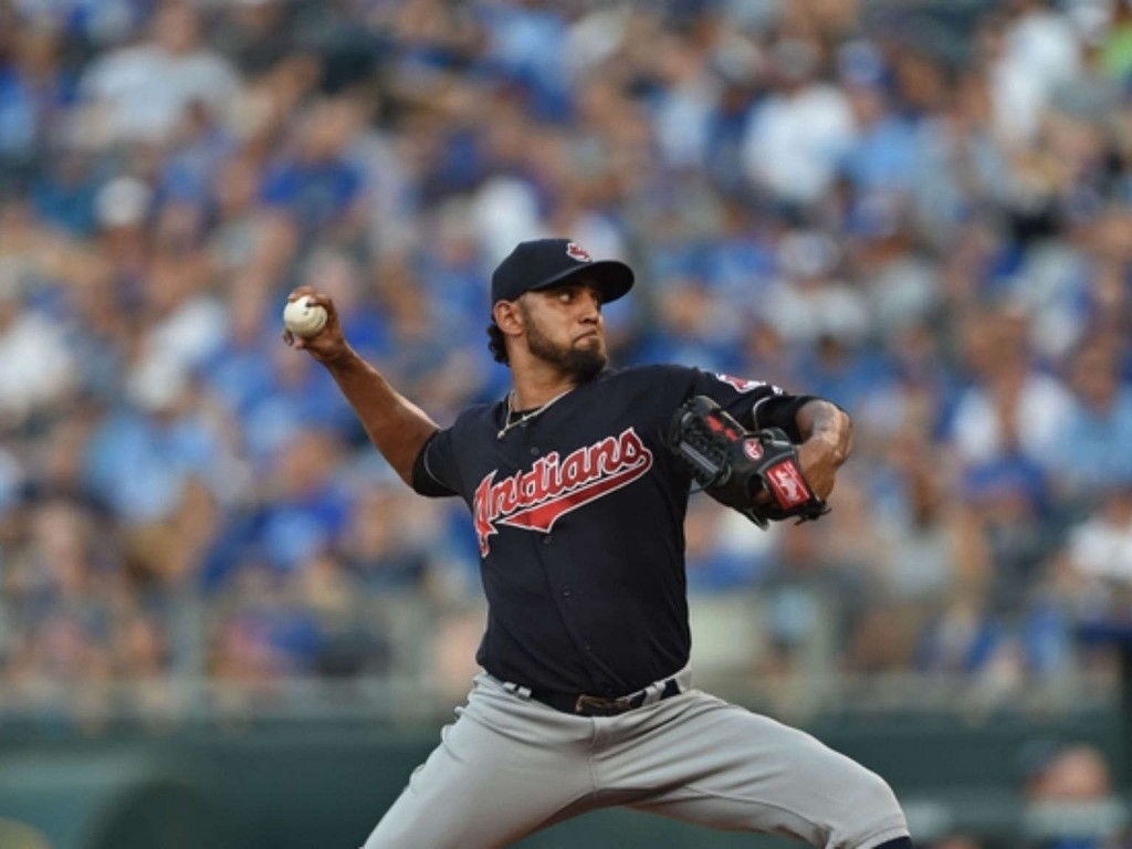 Salazar pitches Indians to 7-3 win over Royals