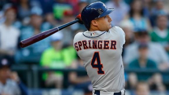 Correa, Springer lead Astros past Mariners 7-3
