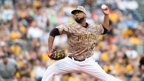 Liriano strikes out 13, Pirates top Brewers 5-3