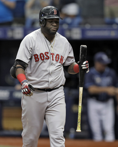 Romero strikes out Ortiz to end it, Rays hold off Red Sox