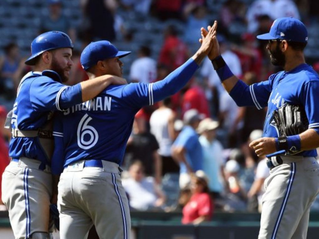 Stroman throws 7-hitter in Blue Jays' 6-2 win over Angels