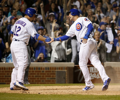 Schwarber, Cubs rally past Brewers to snap 4-game skid