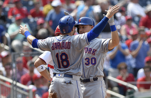 Conforto's 2 home runs power Mets past Nationals 5-3