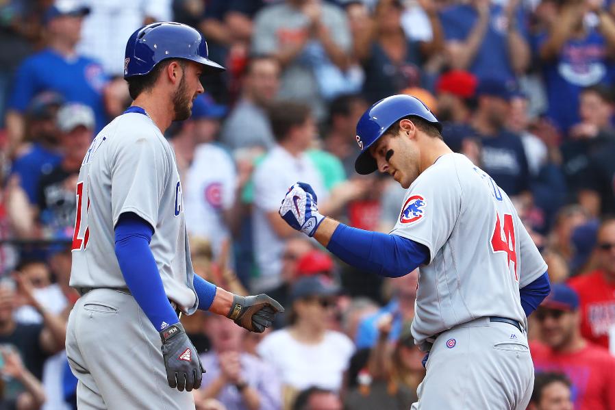 Rizzo hits 1 of Cubs' 3 HRs in 7-4 win over Red Sox