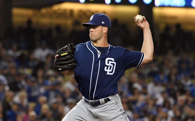 Richard goes 8 innings, Padres beat Dodgers 4-0