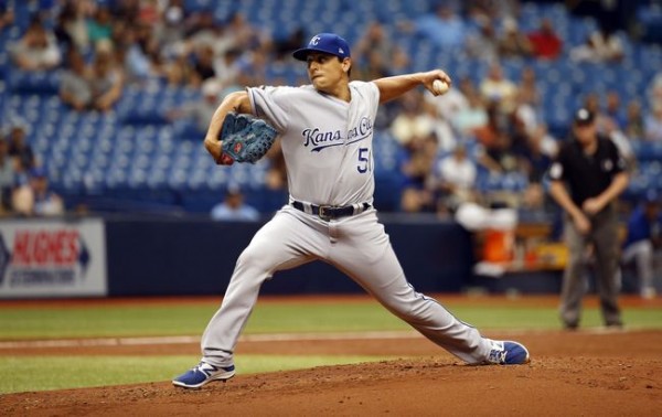 KC's Vargas lowers ERA to 1.01, Royals beat Rays 6-0