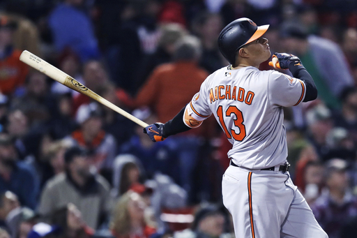 Machado homers, drives in 2 in Orioles' 5-2 win over Red Sox