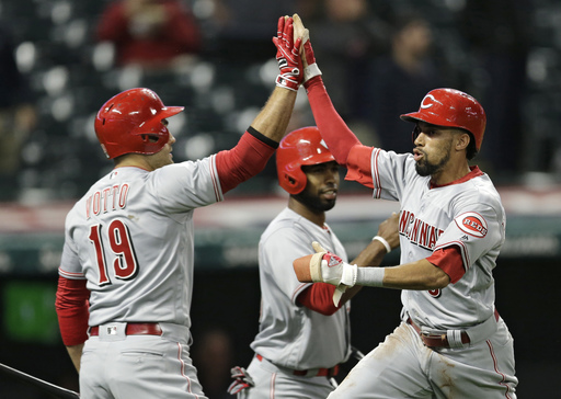 Hamilton scores from first on single to lift Reds in 9th