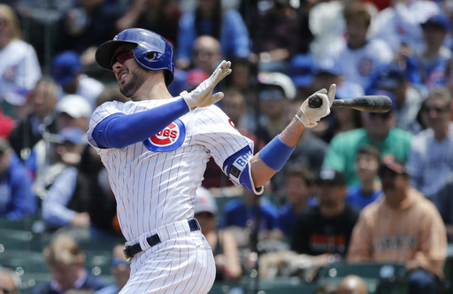 Cubs beat Giants 5-1 to win 3rd straight