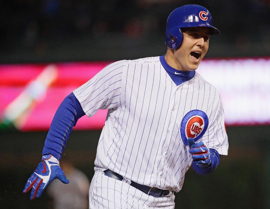 Rizzo homers twice as Cubs beat Giants 5-4