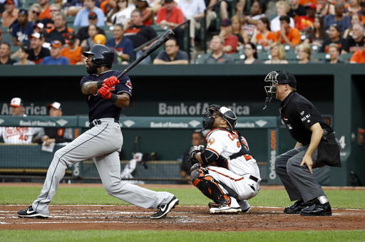 Jackson has 3 hits, 3 RBIs to carry Indians past Orioles 6-3