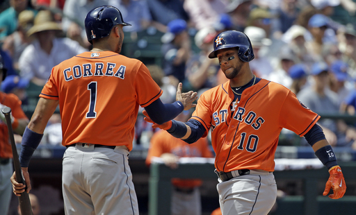 Astros hit 3 HRs, finish winning trip by beating Seattle 8-2