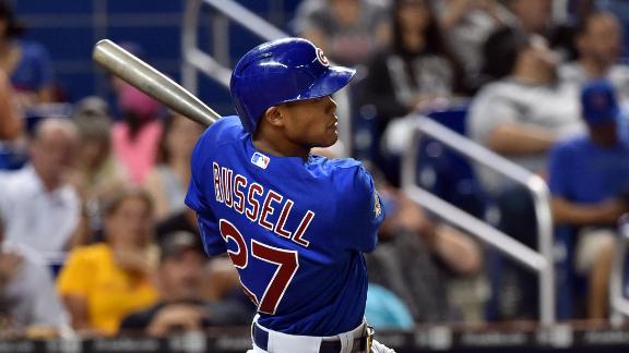 Russell paces Cubs to 11-1 win over Marlins