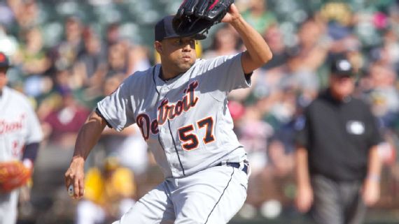 Tigers release struggling reliever Francisco Rodriguez
