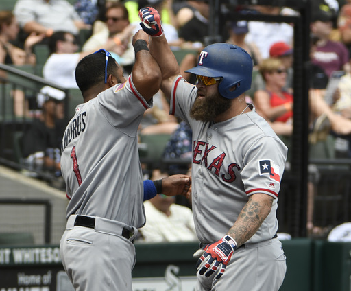 Rangers ride HRs, Hamels to win over White Sox