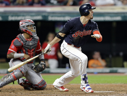 Zimmer homers, drives in go-ahead run as Indians beat Angels