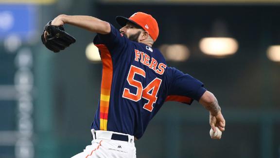 Fiers strikes out 11 as Astros beat Twins 5-3